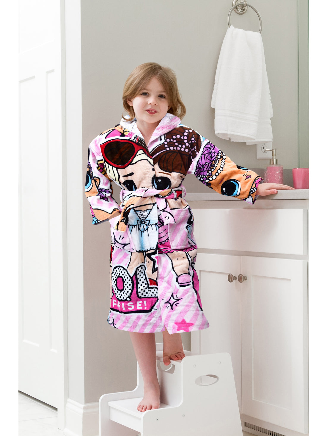 100% Pure Velour Kid’s Hooded Bathrobe – Ezra