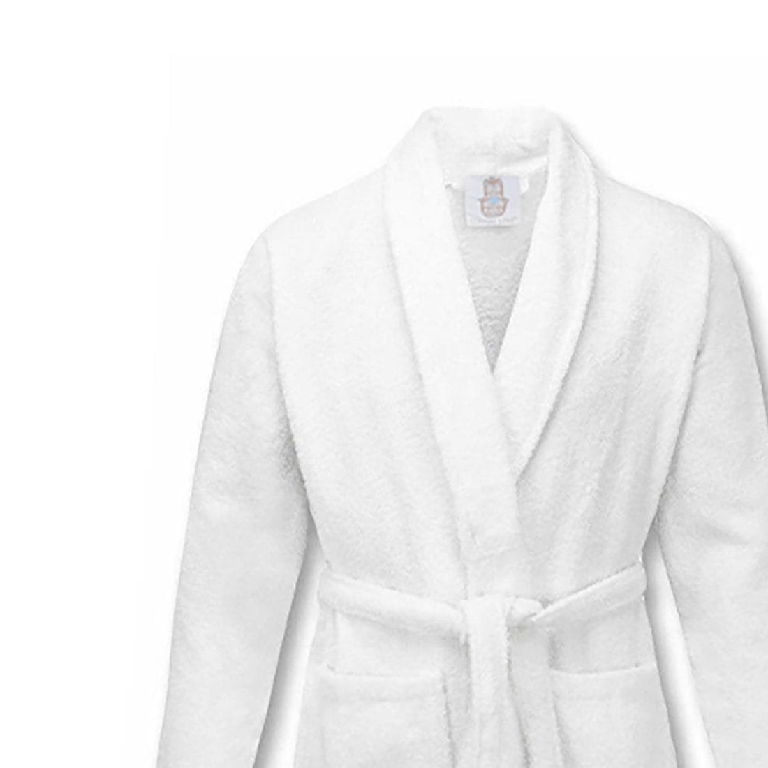 100% Cotton Terry Bathrobe Color - White