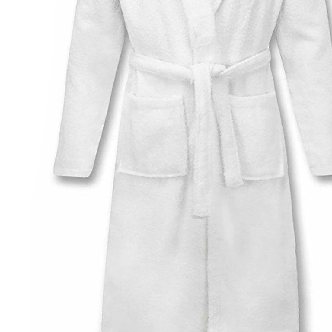 100% Cotton Terry Bathrobe Color - White