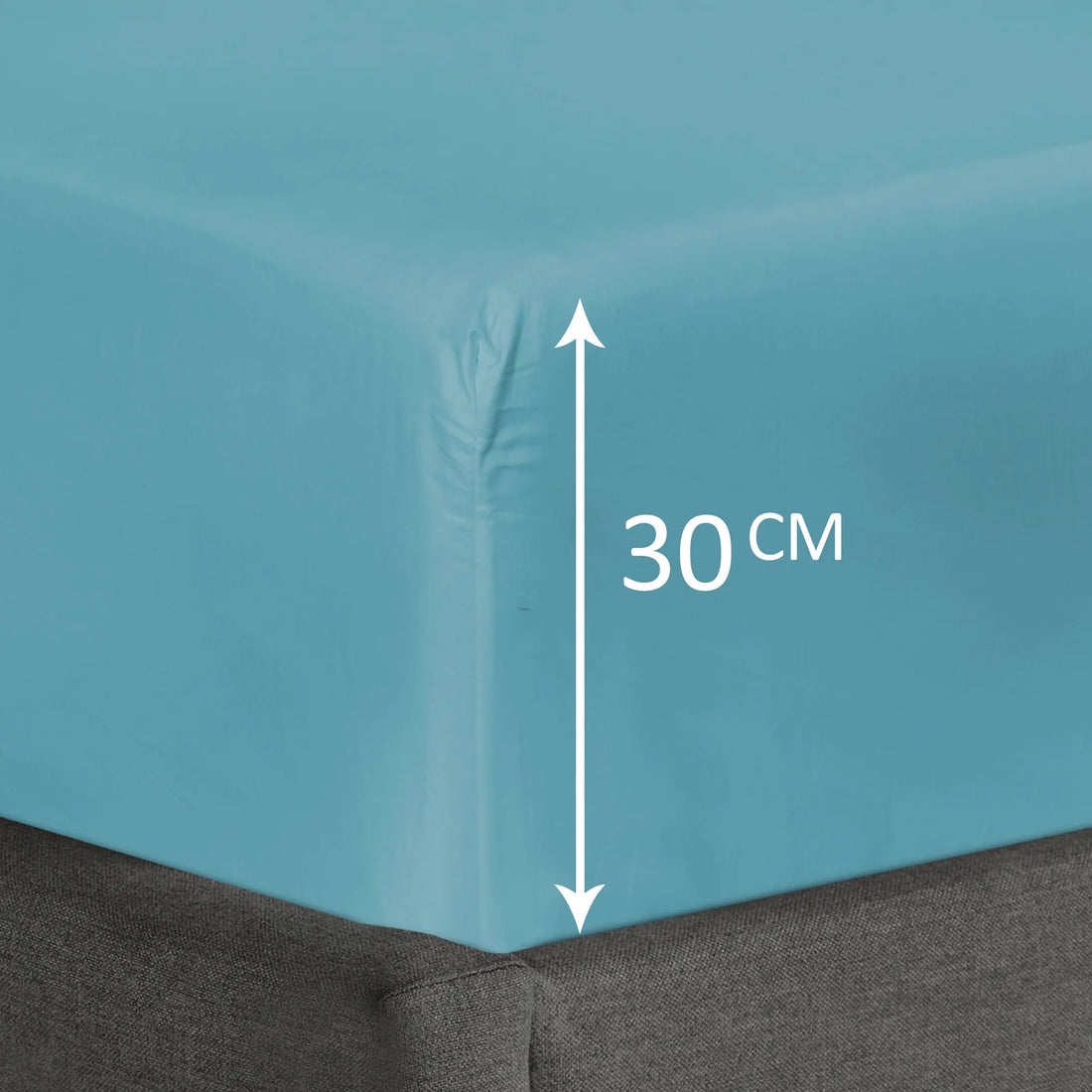 1000TC Ultra SOFT FITTED Sheet - Sky Blue