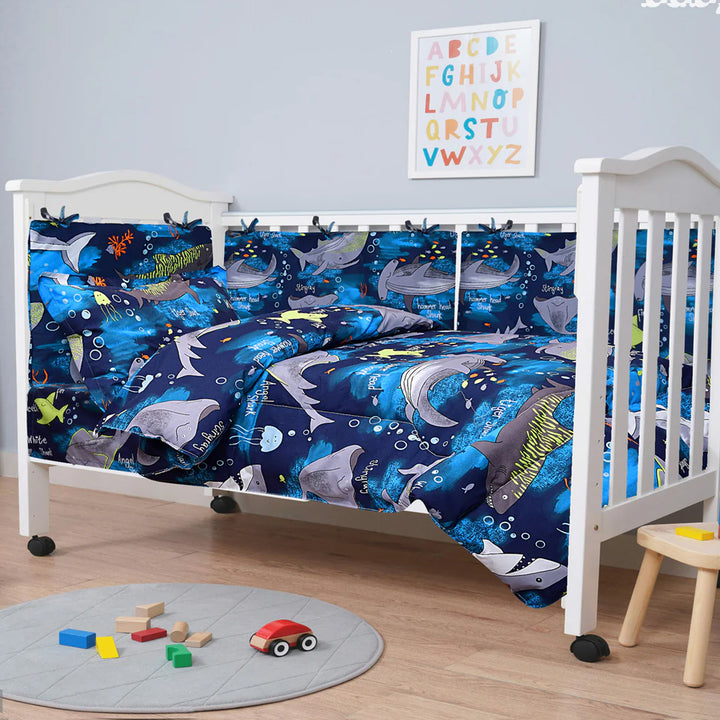 Kids Baby Cot - Dolphin