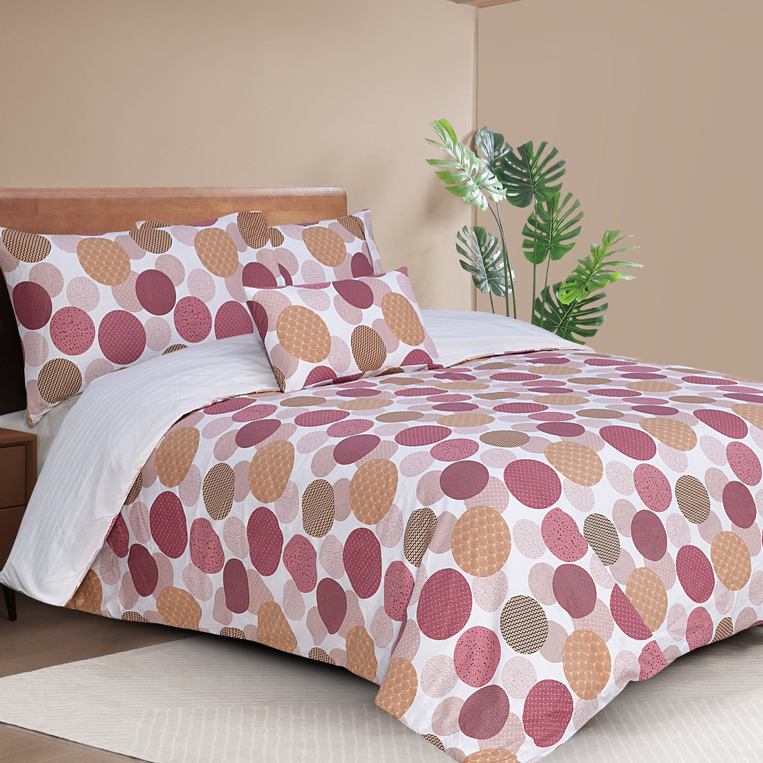 3 Pcs Printed Quilt Cover  - Jolie