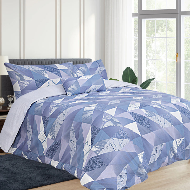 3 Pcs Printed Quilt Cover – David