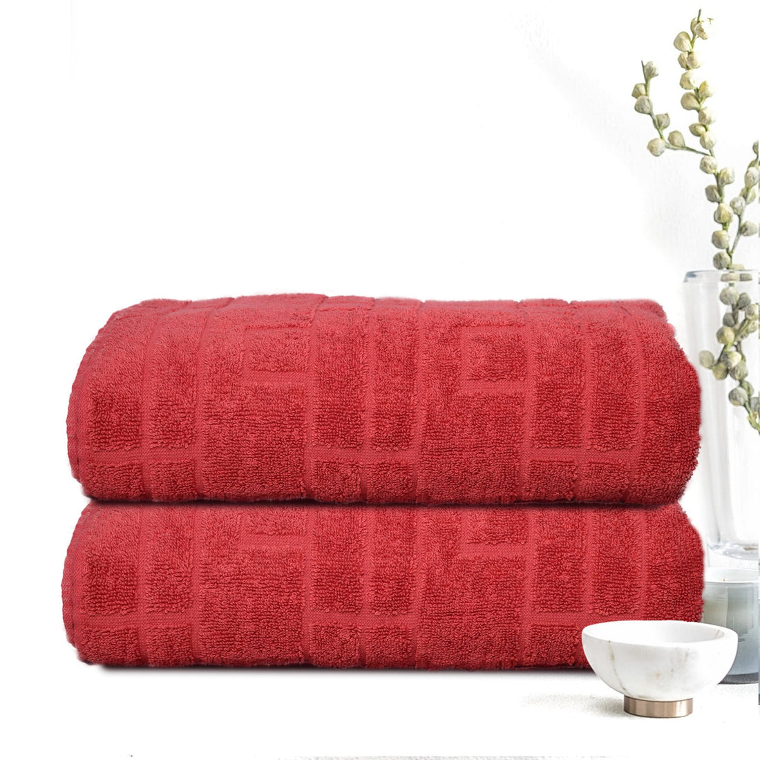 PACK OF 2 PCS BATH TOWEL – VICOR