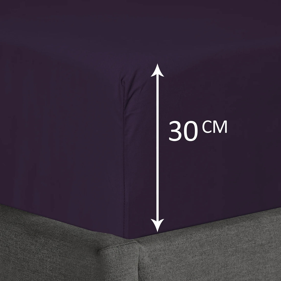 1000TC Ultra SOFT FITTED Sheet - Purple