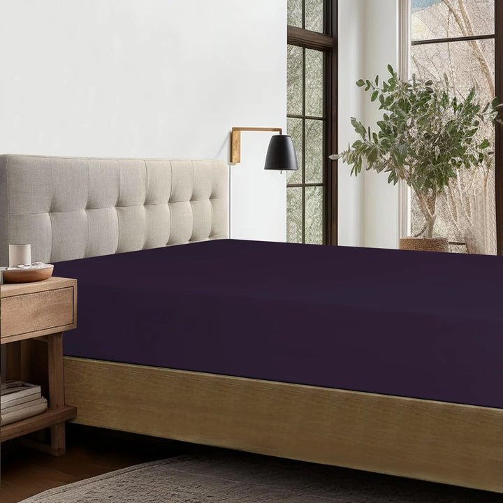 1000TC Ultra SOFT FITTED Sheet - Purple