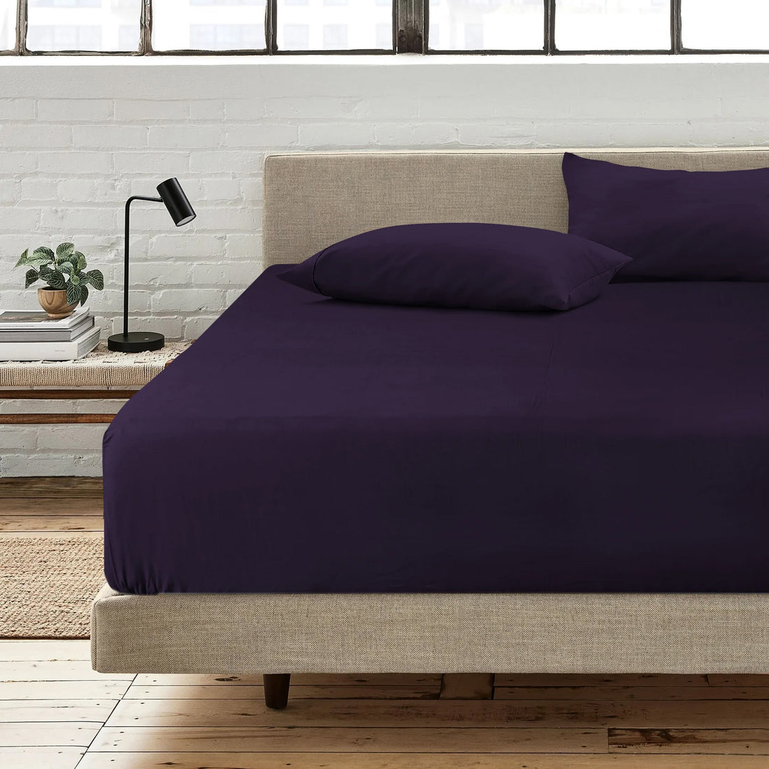 1000TC Ultra SOFT FITTED Sheet - Purple