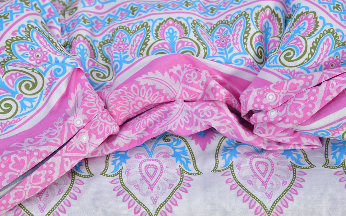 3 Pcs Printed Quilt Cover- Raina