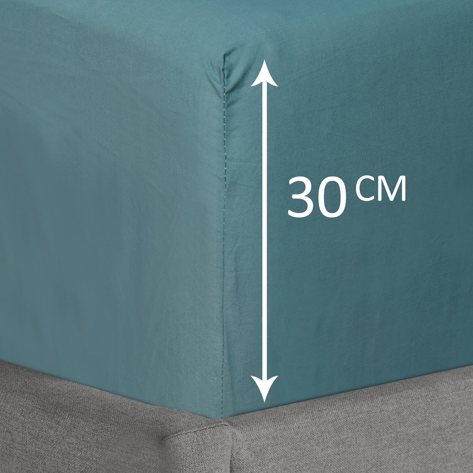 1000TC Ultra SOFT FITTED Sheet - Teal