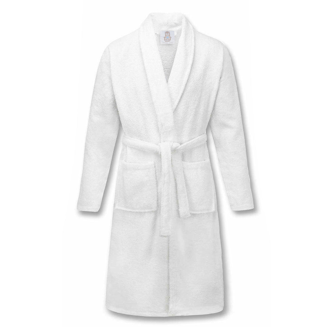 100% Cotton Terry Bathrobe Color - White