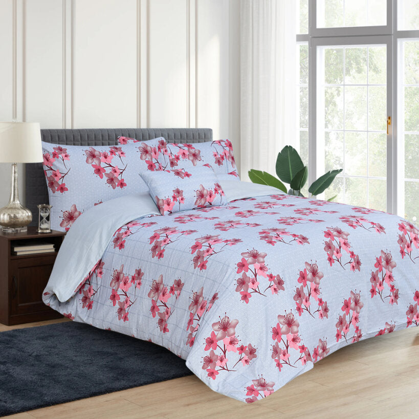 3 Pcs Printed Quilt Cover  - Realistick