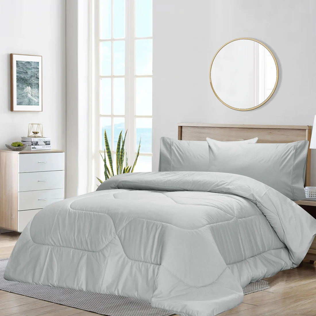 3 Pcs Comforter Set – Barlin