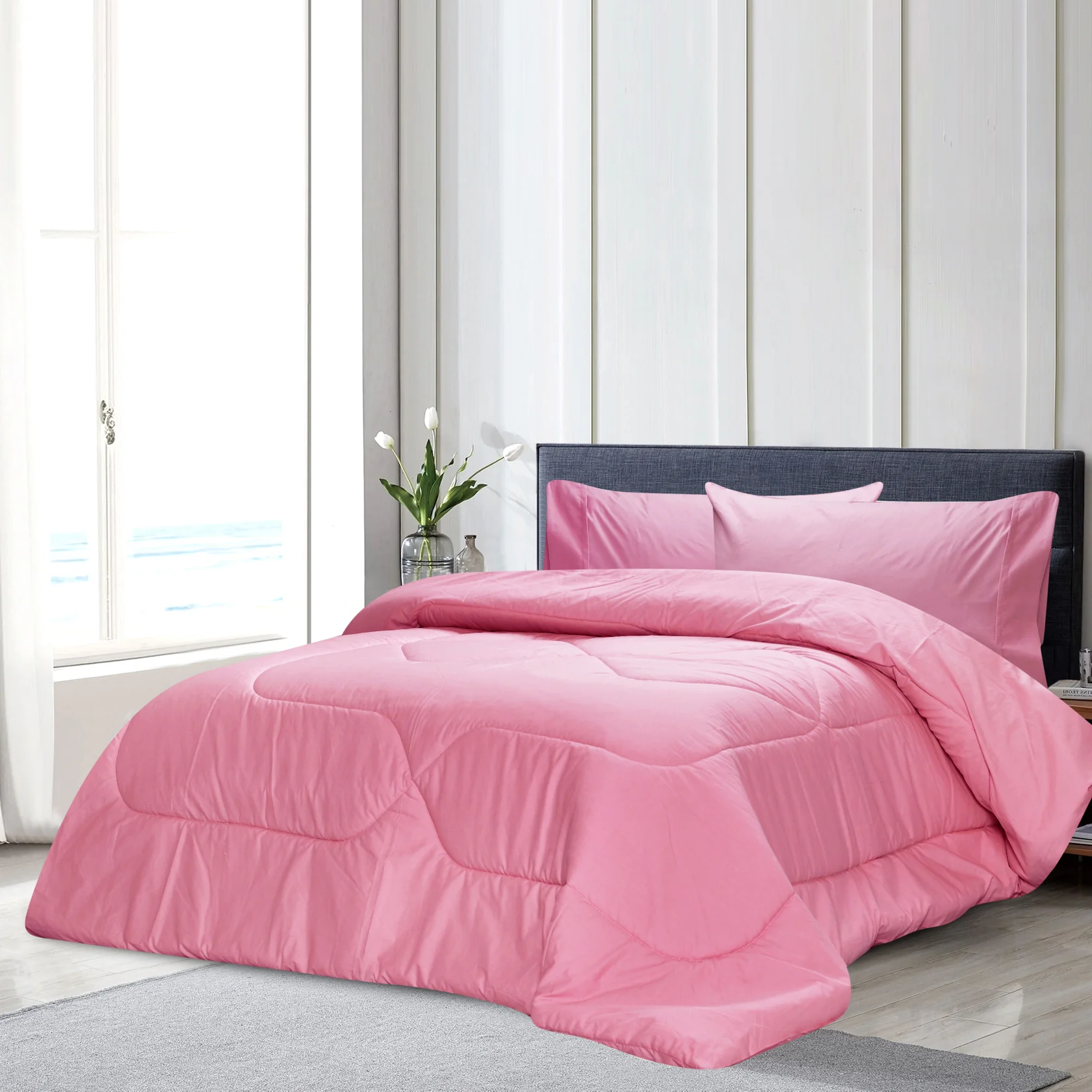 3 Pcs Comforter Set – Brim
