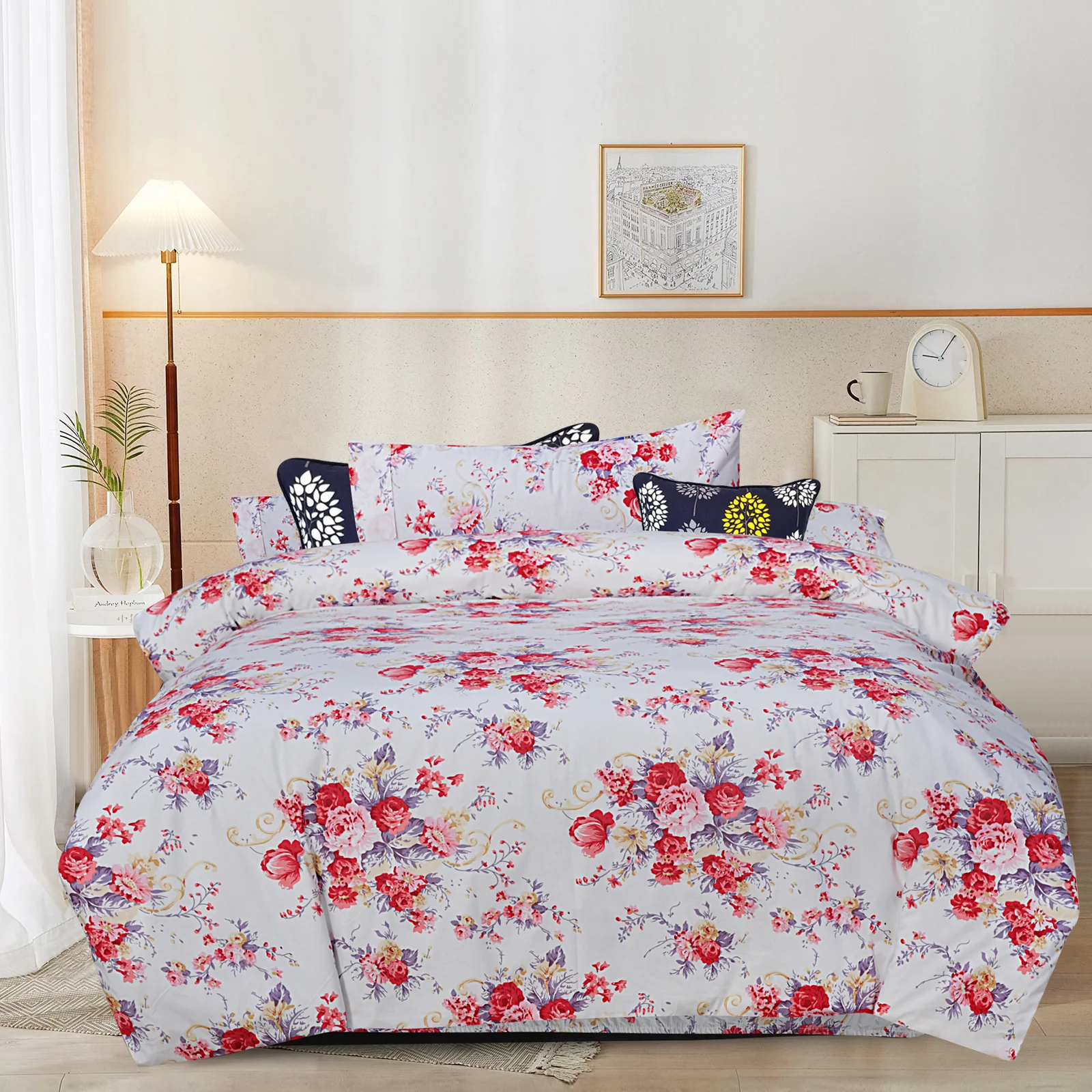 3 Pcs Printed Quilt Cover – Aniyah - Image 2