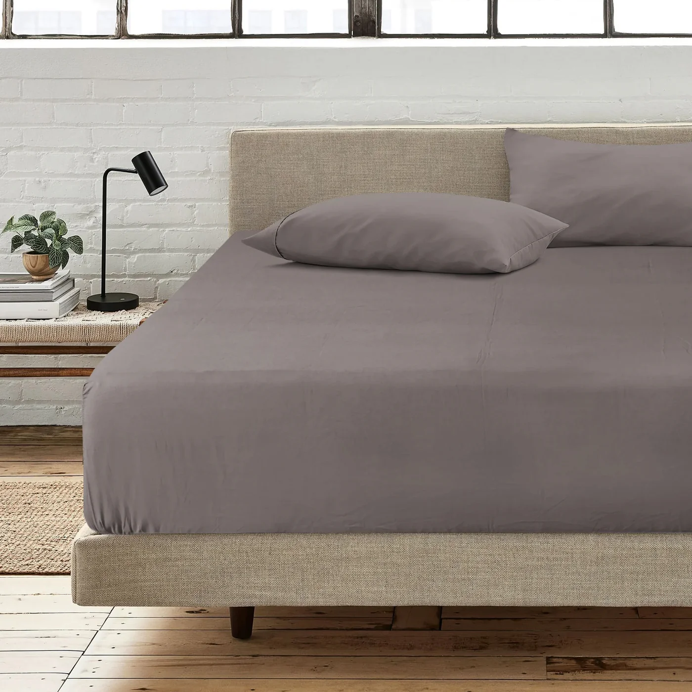 1000TC Ultra SOFT FITTED Sheet - Brown - Image 2