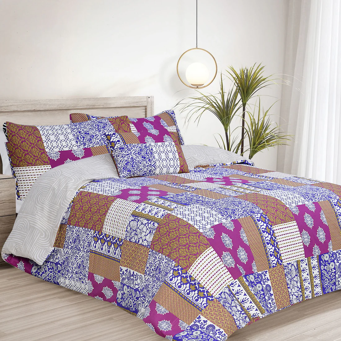3 Pcs Printed Quilt Cover - John - Image 2