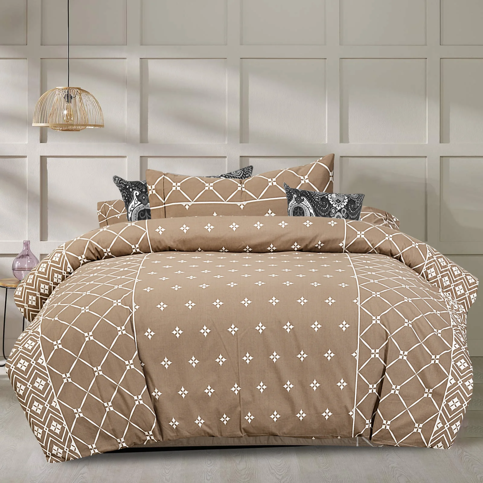 3 Pcs Printed Quilt Cover – Drew