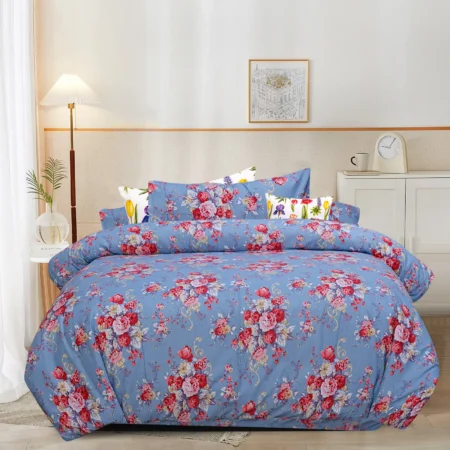 3 Pcs Printed Quilt Cover- Greta