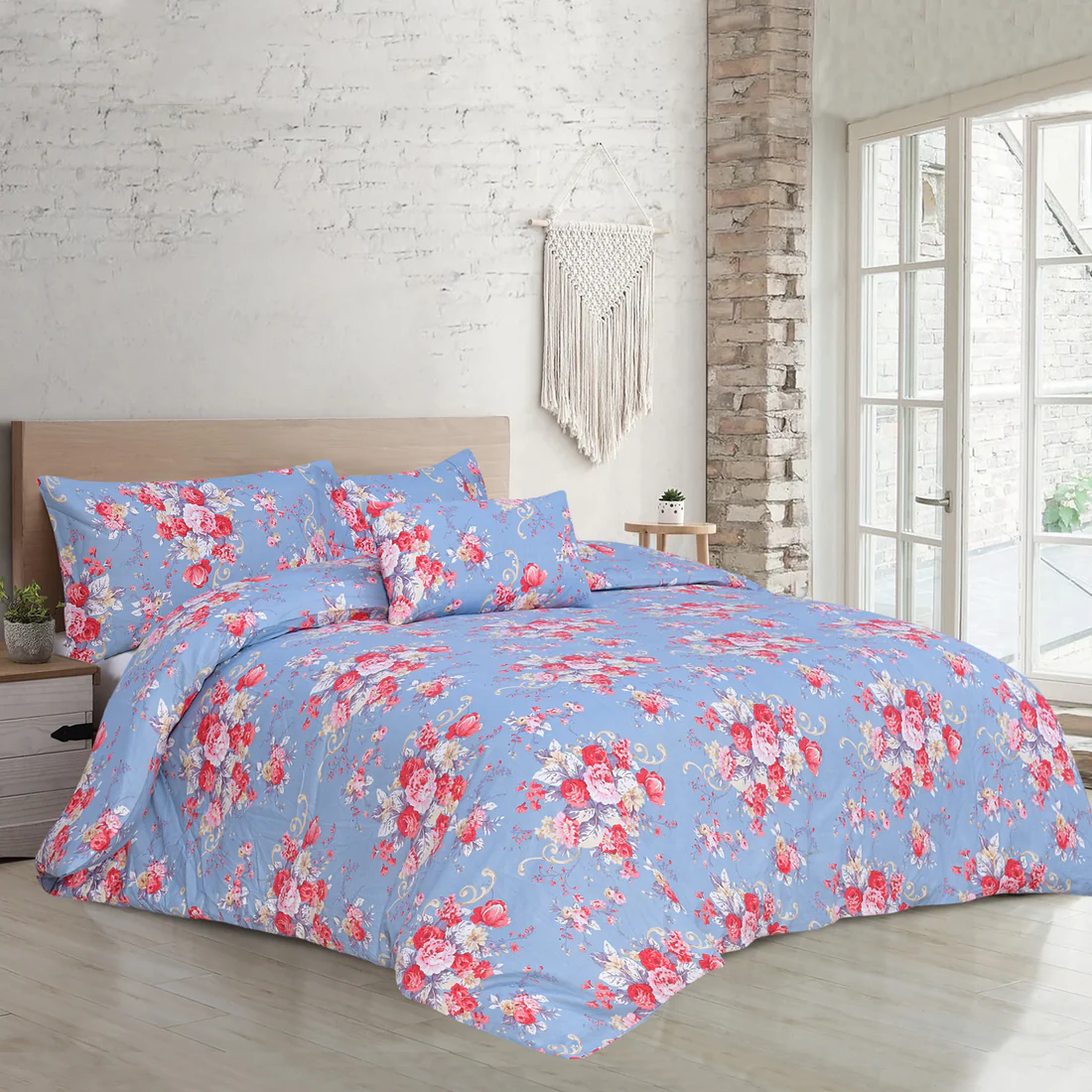 4 Pcs Printed Quilt Cover – Greta