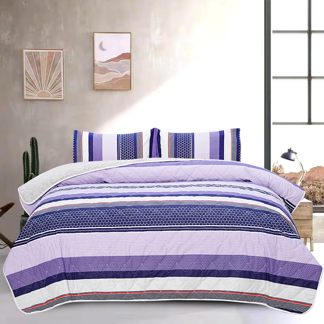 3 Pcs Bed Spread – Lily - Image 2