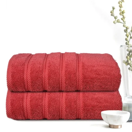PACK OF 2 PCS BATH TOWEL – GENIO
