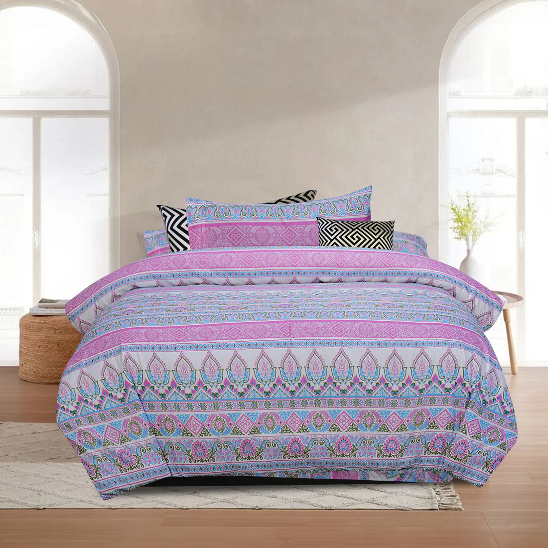4 Pcs Printed Quilt Cover – Raina - Image 2