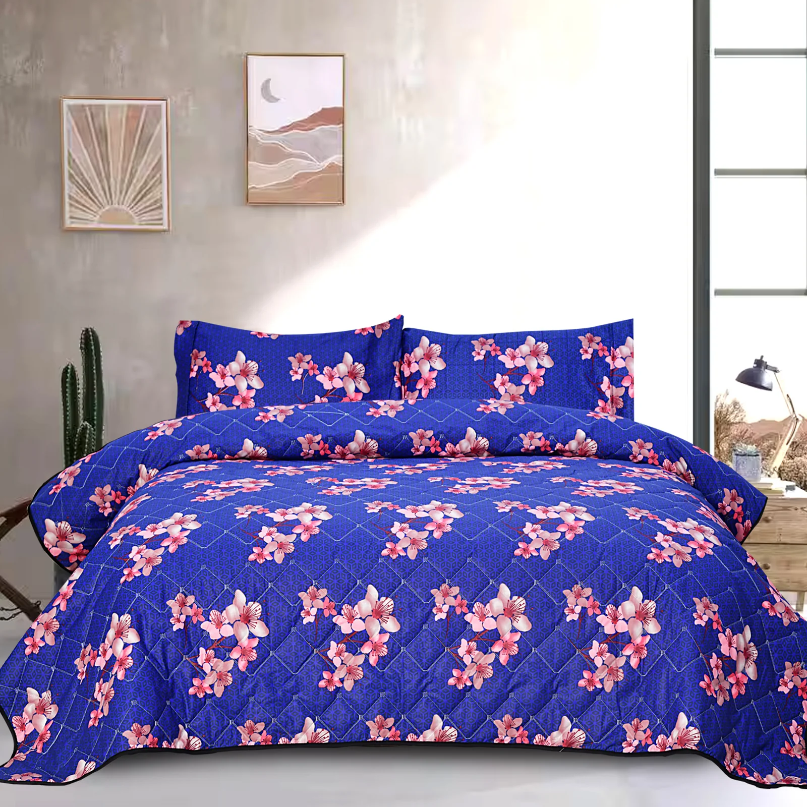 3 Pcs Bed Spread – Rubin - Image 2