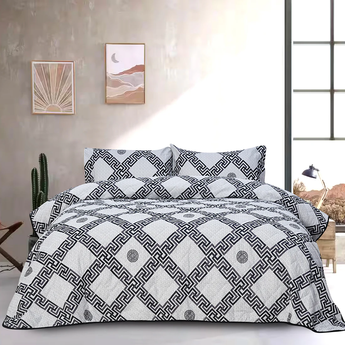 3 Pcs Bed Spread – Rulesa - Image 2