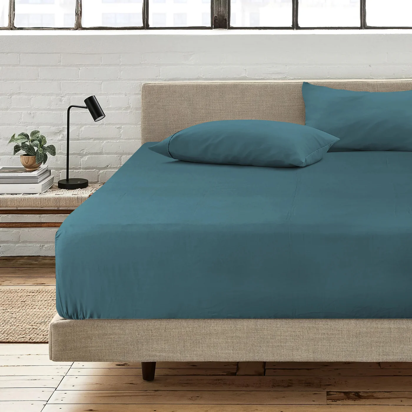 1000TC Ultra SOFT FITTED Sheet - Teal - Image 2