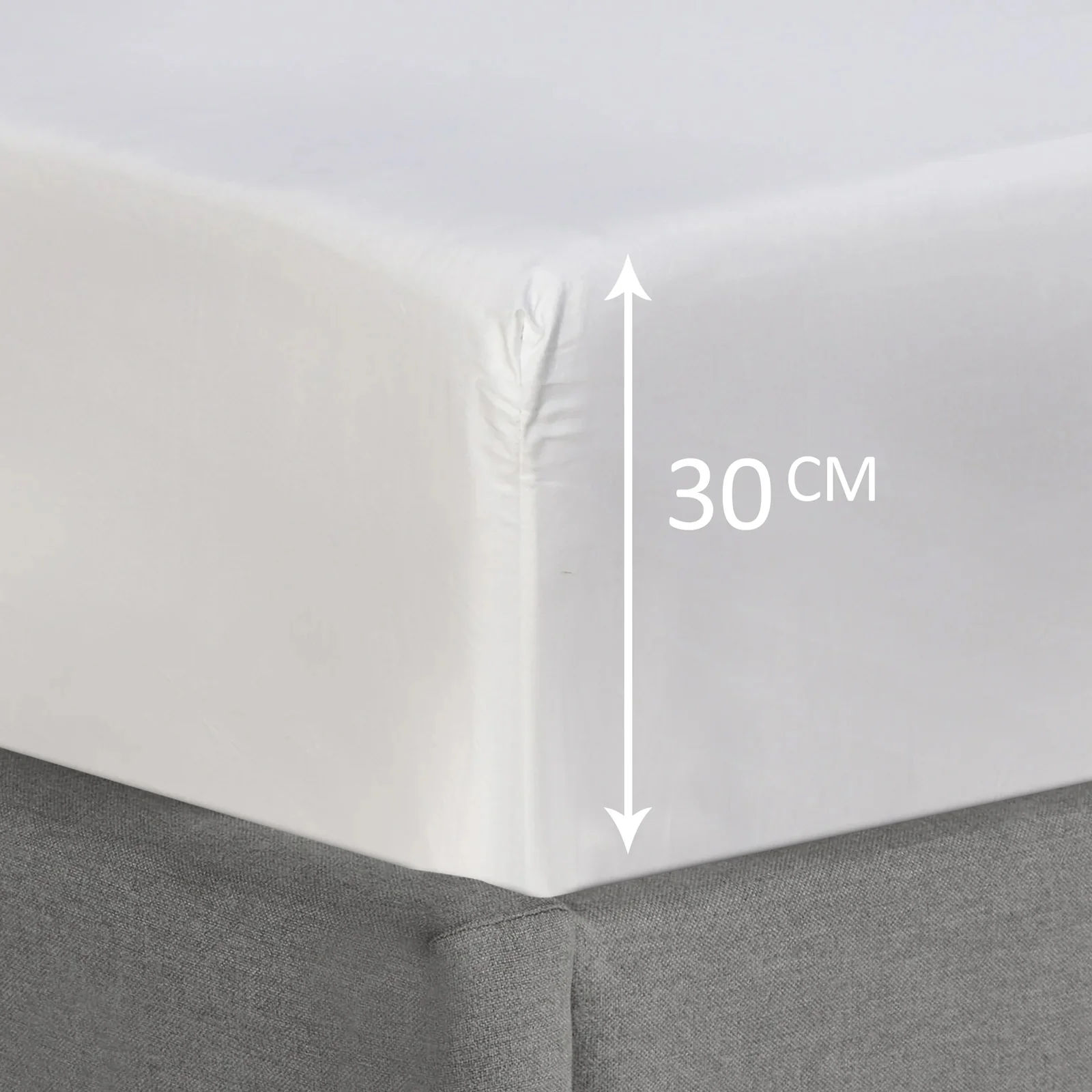 1000TC Ultra SOFT FITTED Sheet - White - Image 4
